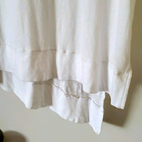 Free People Burn Out White Graphic Tee Size XS - Picture 7 of 11